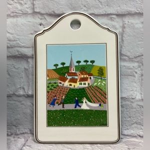 Villeroy and Boch Vintage Naïf Wedding Porcelaine Cheese Cutting Board